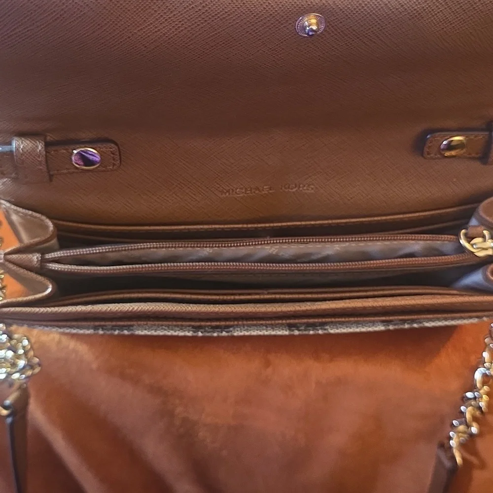 Michael Kors Brown Crossbody Bag - Picture 5 of 11